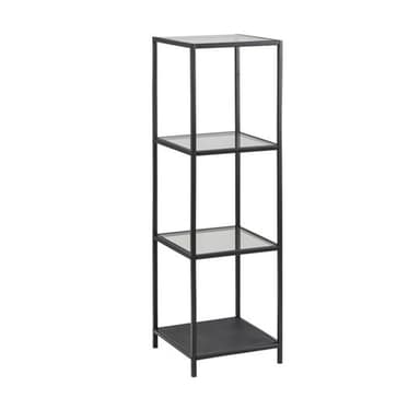 Hylle SEAFORD 35x37xH119,5cm, glass
