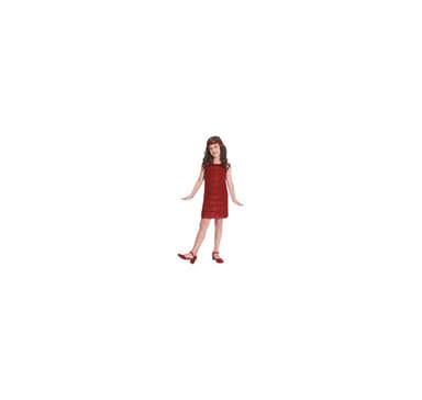 Barnedrakt  Flapper Red  10-12 år
