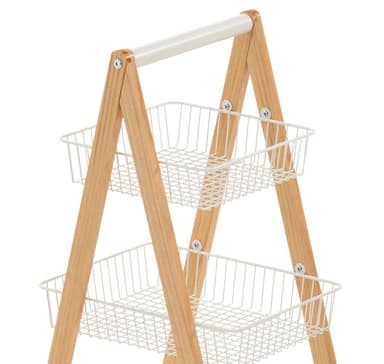 Hylle BREN 48x32xH79cm, hvit