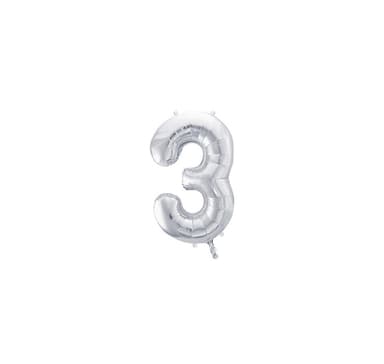 Nummer ""3"" Sølv