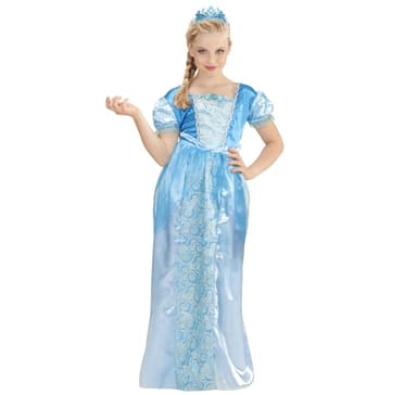 Kostyme snøprinsesse (128 cm)