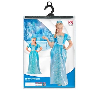 Kostyme snøprinsesse (128 cm)