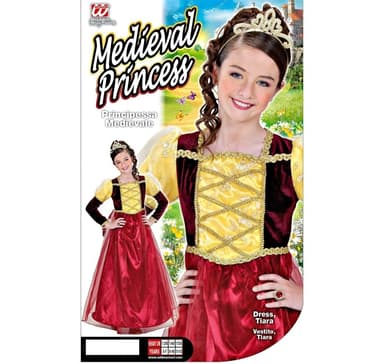 Barnekostyme prinsesse 5-7 år (128cm)
