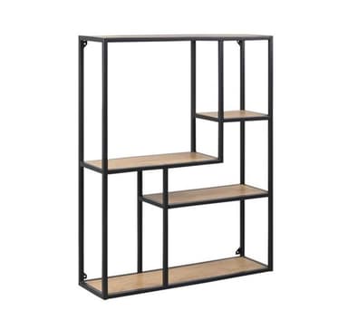 Vegghylle SEAFORD 75x20xH91cm, eik