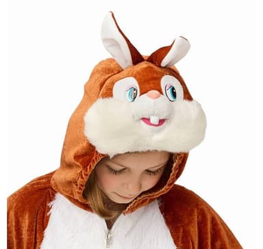 Barnedrakt kaninbrun (104 cm)