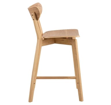 Barkrakk ROXBY naturell, 45x49xH105cm, eikefiner, tre