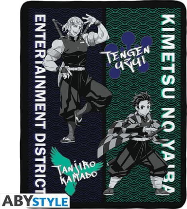 ABYstyle Demon Slayer teppe (Tanjiro & Tengen)