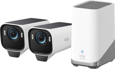 Eufy eufyCam S3 Pro 4K overvåkningskamera (2-pakning)