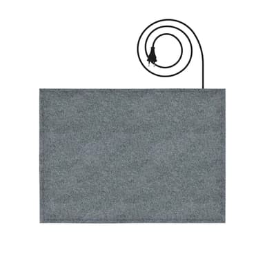 Infrarød Fotvarmematte Bringebærrød - 100x60 - 170 Watt - hallonröd - 100x60 -   170 Watt