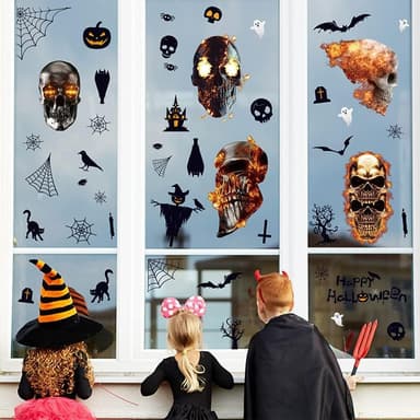 Smidige veggdekorasjoner med halloweenmotiv, 30x20