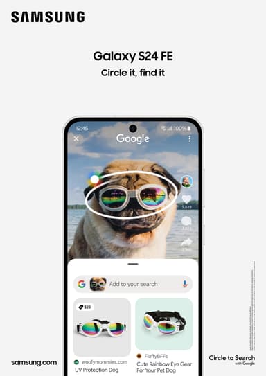 Samsung Galaxy S24 FE 5G smarttelefon 8/128GB (gul)