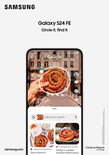 Samsung Galaxy S24 FE 5G smarttelefon 8/256GB (gul)