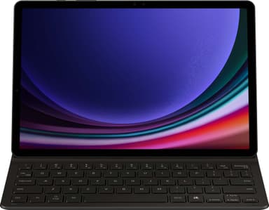 Samsung Galaxy Tab S9/S9 FE Slim tastaturdeksel (sort)