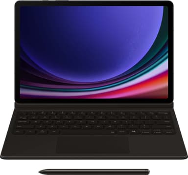 Samsung Galaxy Tab S9/S9 FE tastaturdeksel (sort)