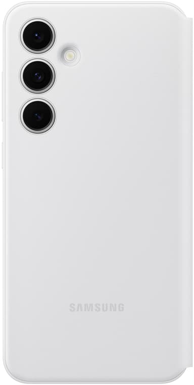 Samsung Galaxy S24 FE Smart View lommebokdeksel (hvit)