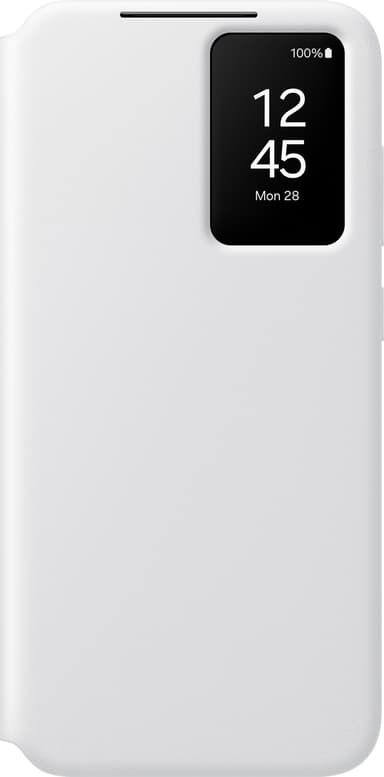 Samsung Galaxy S24 FE Smart View lommebokdeksel (hvit)