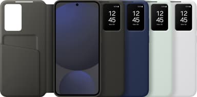 Samsung Galaxy S24 FE Smart View lommebokdeksel (hvit)