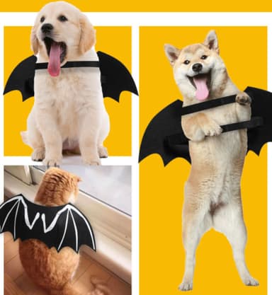 Halloween-kostyme Batman til hund/katt (størrelse L)