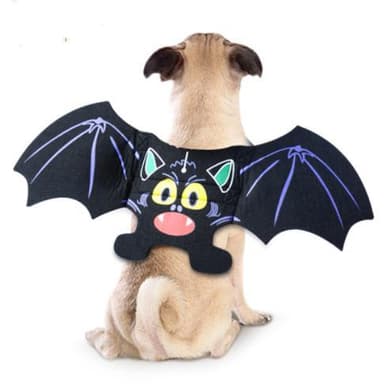 Halloween kostyme for hunder ""Batman"" (størrelse L)
