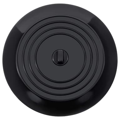 Propp til vaskekum, 15 cm Sort 15 cm
