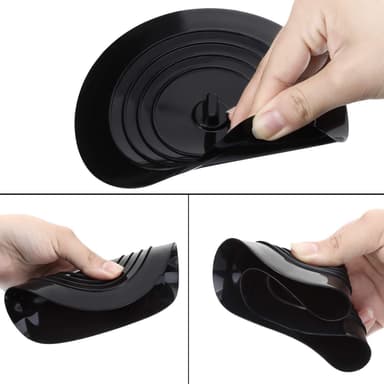 Propp til vaskekum, 15 cm Sort 15 cm