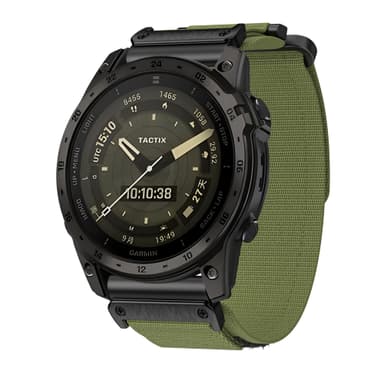 Borrelås nylon sportsstropp Garmin wtach Tre 22 mm