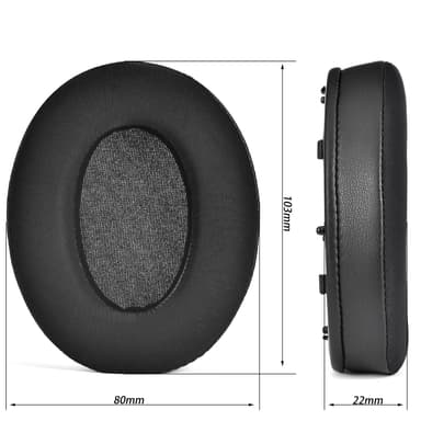 Øreputer til Sony WH-1000XM3 - Black Ice Cooling