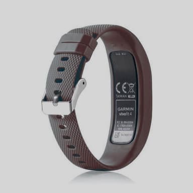 Klokkereim til Garmin Vivofit 4, svart (L)