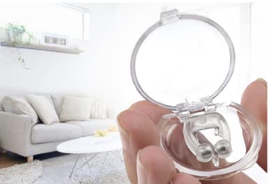 Magnetisk neseklemme mot snorking 6-pakning Gjennomsiktig