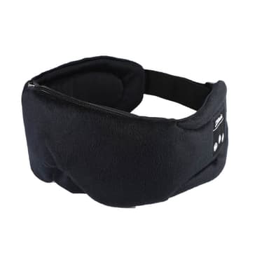 Sovemaske med hodetelefoner Bluetooth 5.0 Sort