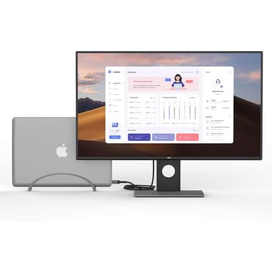 4K 60Hz adapterkabel USB C til HDMI-kabelkonverter Sort 200 x 0.93 cm 2