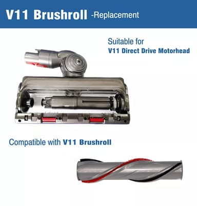 Rullebørste for Dyson V11 støvsuger
