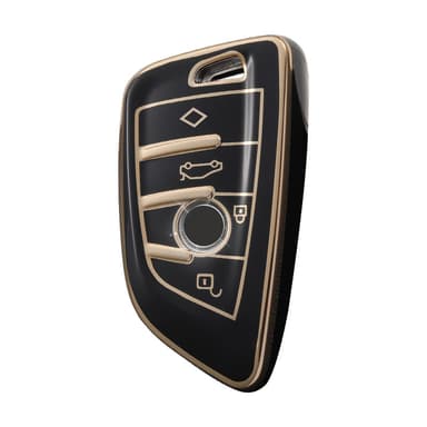 Bilnøkkelskall Sort BMW 3 Series/5 Series/7 Series/X1/X4/X6