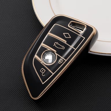 Bilnøkkelskall Sort BMW 3 Series/5 Series/7 Series/X1/X4/X6