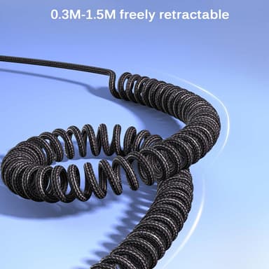 Bluetooth Aux-kabel til bilen Grå