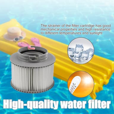 Filter for oppblåsbare Mspa-basseng 2-pakning