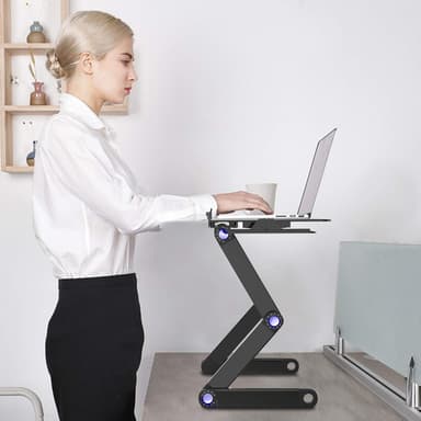 Smart databord med enkel justering - 17 tommer, sort
