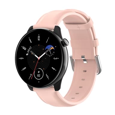 Klokkerem i ekte skinn Rosa 20 mm