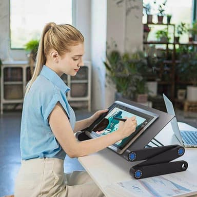 Smart databord med enkel justering - 17 tommer, sort