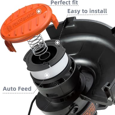 Trimmerspoler Black & Decker gresstrimmer GL4525, GL5028, GLC1423L, GLC1825L