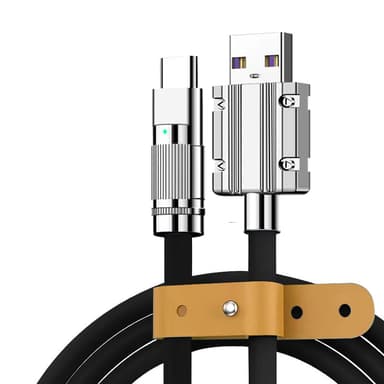 USB-C ladekabel 120W hurtiglading 1 m Gul