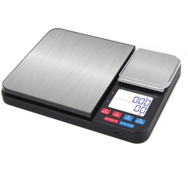 Digital kjøkkenvekt med doble veieplater 10 kg/1g og 500g/0,01g