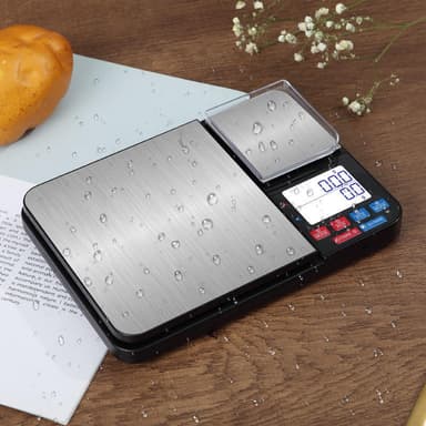 Digital kjøkkenvekt med doble veieplater 10 kg/1g og 500g/0,01g