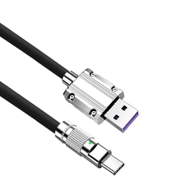 USB-C ladekabel 120W hurtiglading 1 m Gul