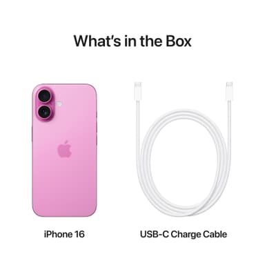 iPhone 16 – 5G smarttelefon 256GB (rosa)