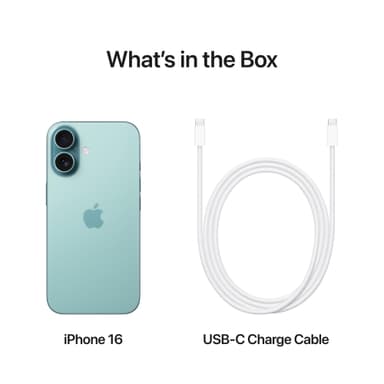 iPhone 16 – 5G smarttelefon 512GB (teal)
