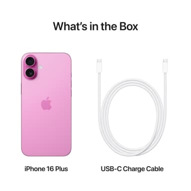 iPhone 16 Plus – 5G smarttelefon 256GB (rosa)