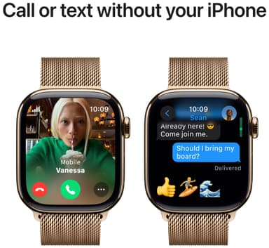 Apple Watch S10 42mm GPS+Cel (Gulltitan/Gull Milanese Loop)