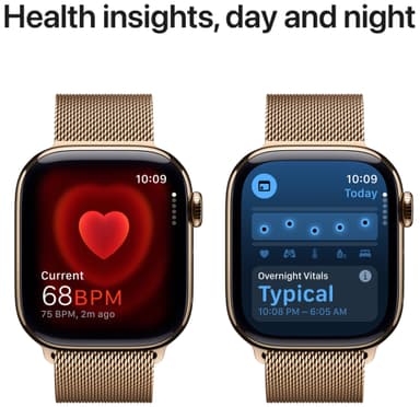 Apple Watch S10 46mm GPS+Cel (Gulltitan/Gull Milanese Loop) S/M