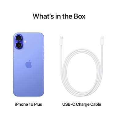 iPhone 16 Plus – 5G smarttelefon 512GB (ultramarin)